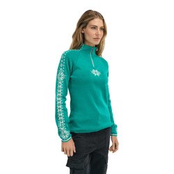 Dale of Norway Geilo Sweater Women's in Peacock Off White